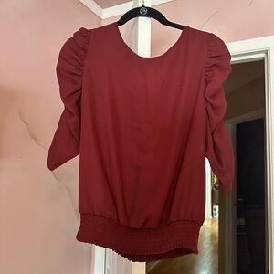 Maroon blouse